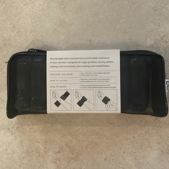 NWT 1lb charcoal Bala bangles weights - Picture 2 of 5